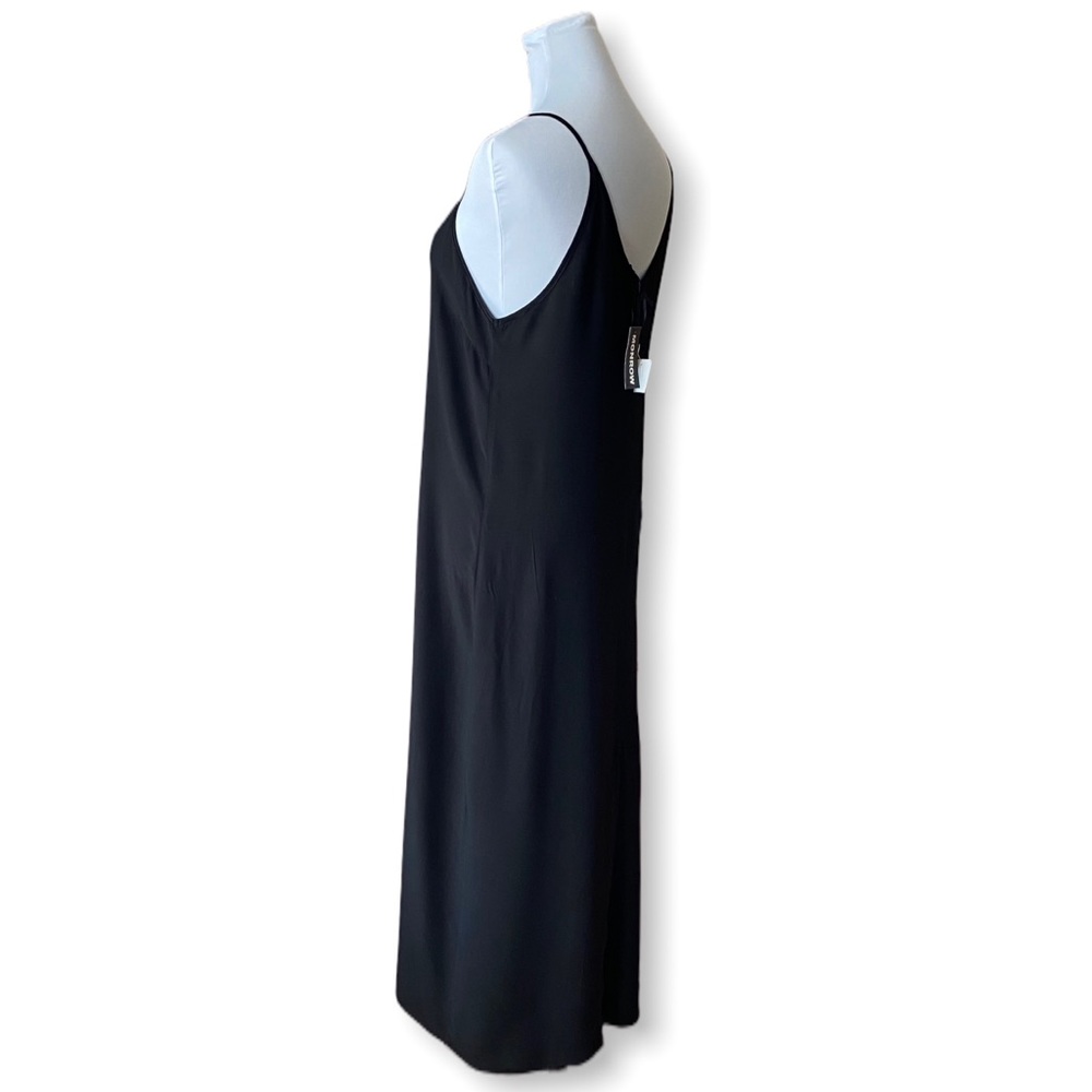 Monrow Slip Dress Maxi Back Slit Spaghetti Strap - Picture 14 of 15